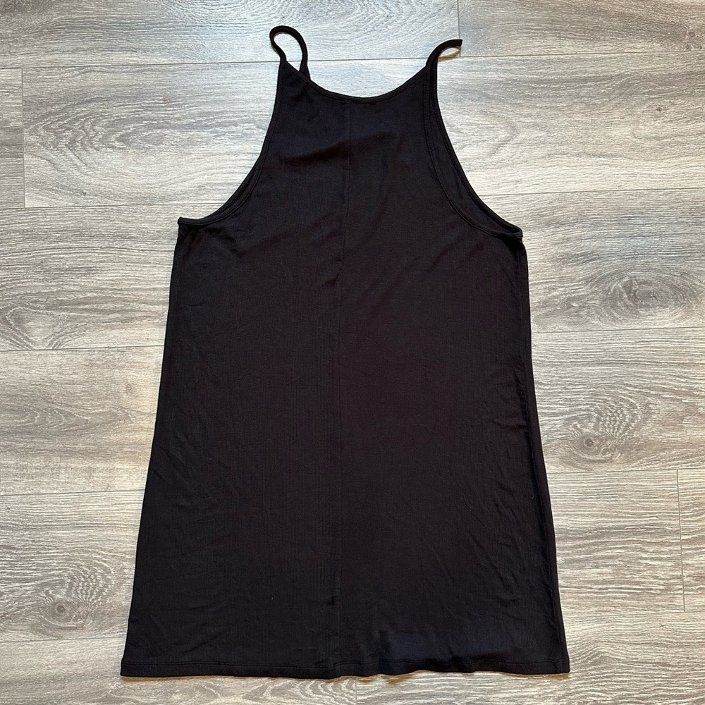 ATHLETA Well Rested Rib Sleep Dress in Black - Picture 8 of 9